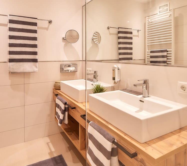 Badezimmer im Appartement Landhaus II