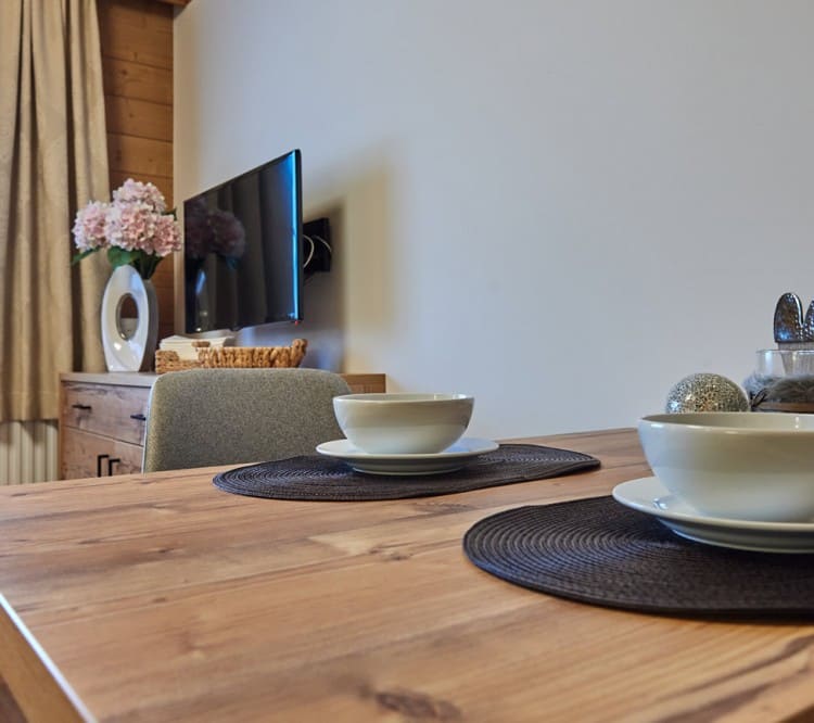 Tisch im Appartement Landhaus II