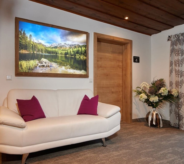 Der Flur bei den Zimmern