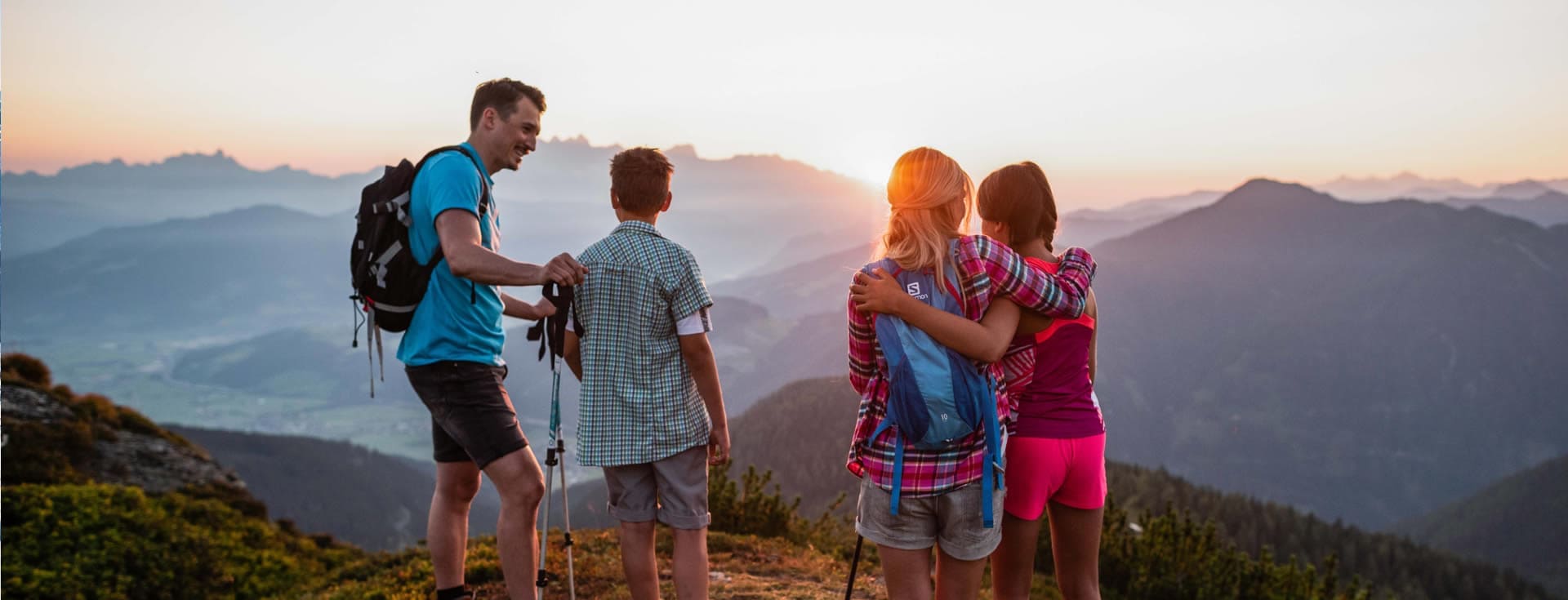 Wandern mit der Familie in Flachau © Flachau Tourismus