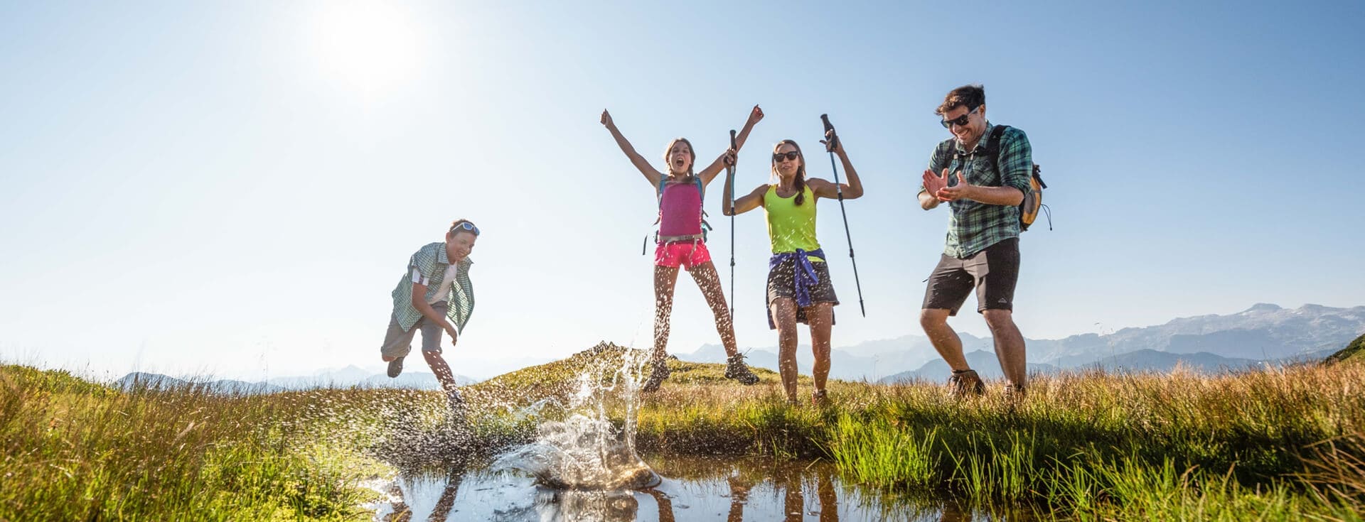 Wandern mit der Familie © Flachau Tourismus