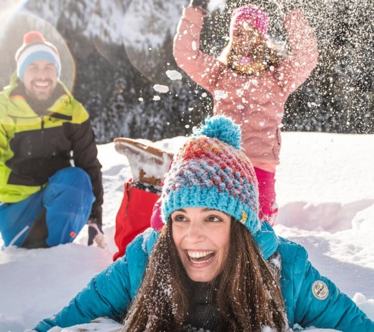 Schneeballschlacht © Flachau Tourismus